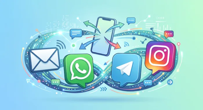 ارسال پیامک (sms) و پیام در واتساپ، تلگرام و اینستاگرام به صورت ناشناس
